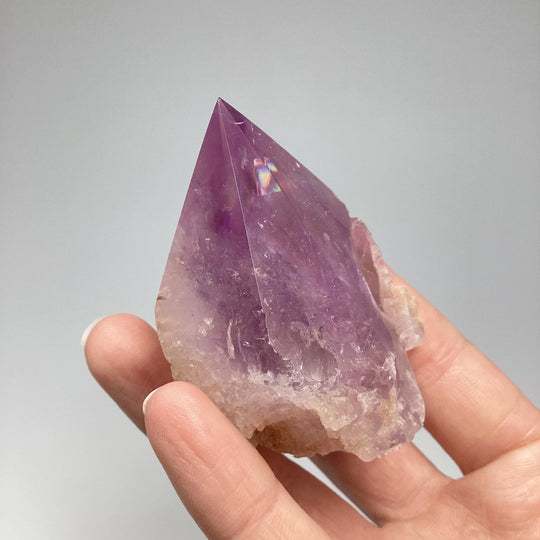 Amethyst Half Polished Point - Rocks and Gems Canada