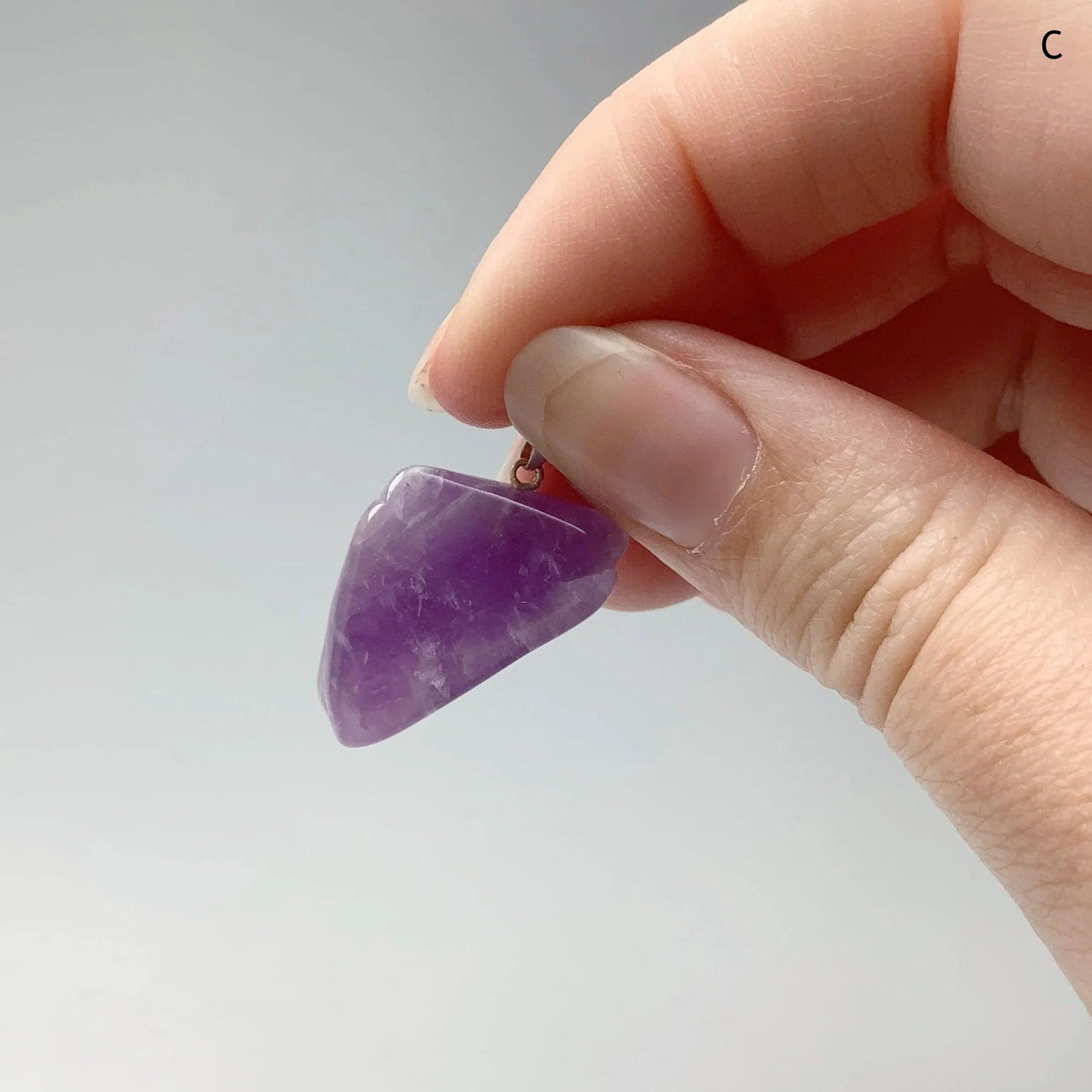 Amethyst Tumble Pendant