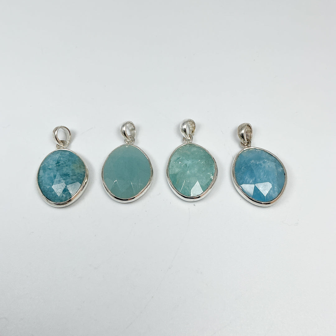 Aquamarine Pendant-Rocks and Gems Canada