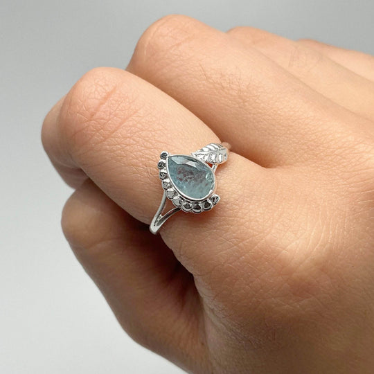 Aquamarine Ring-Rocks and Gems Canada