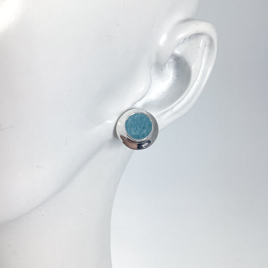 Aquamarine Stud Earrings-Rocks and Gems Canada