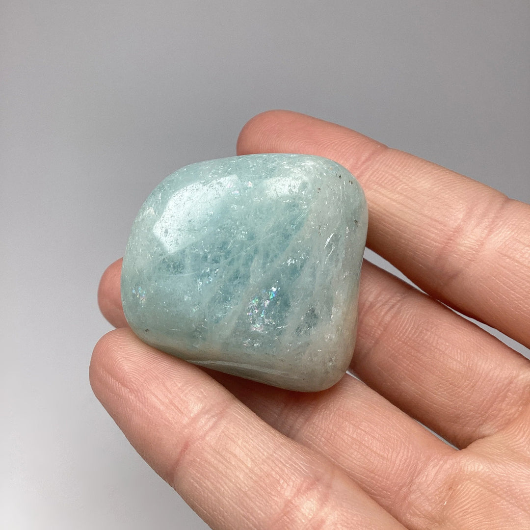 Aquamarine Tumble - Rocks and Gems Canada