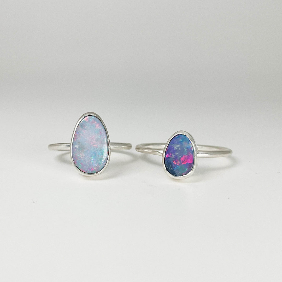 Australian Opal Ring-Rocks and Gems Canada