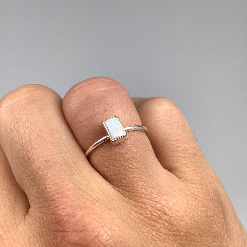 Australian Opal Ring-Rocks and Gems Canada