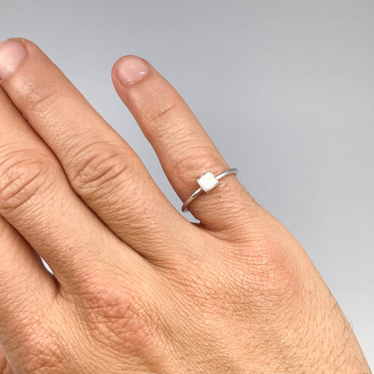 Australian Opal Ring-Rocks and Gems Canada