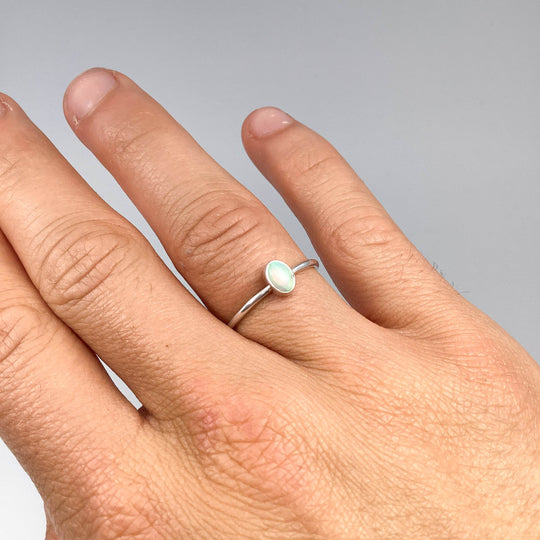 Australian Opal Ring-Rocks and Gems Canada