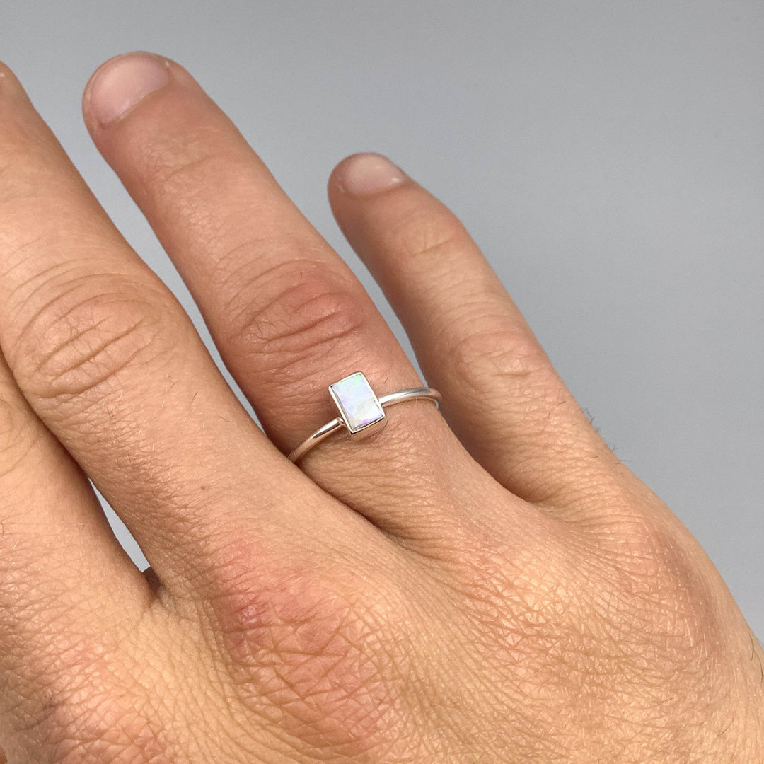 Australian Opal Ring-Rocks and Gems Canada