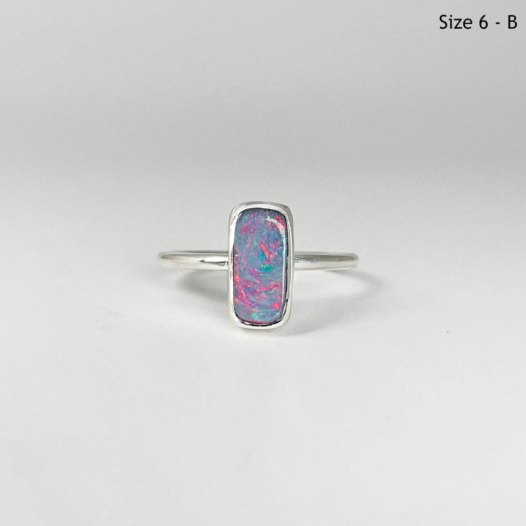 Australian Opal Ring-Rocks and Gems Canada
