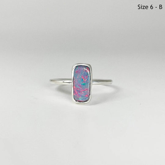 Australian Opal Ring-Rocks and Gems Canada