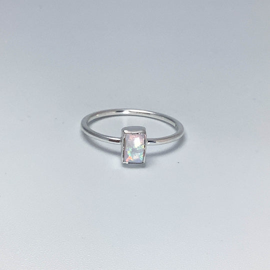 Australian Opal Ring-Rocks and Gems Canada