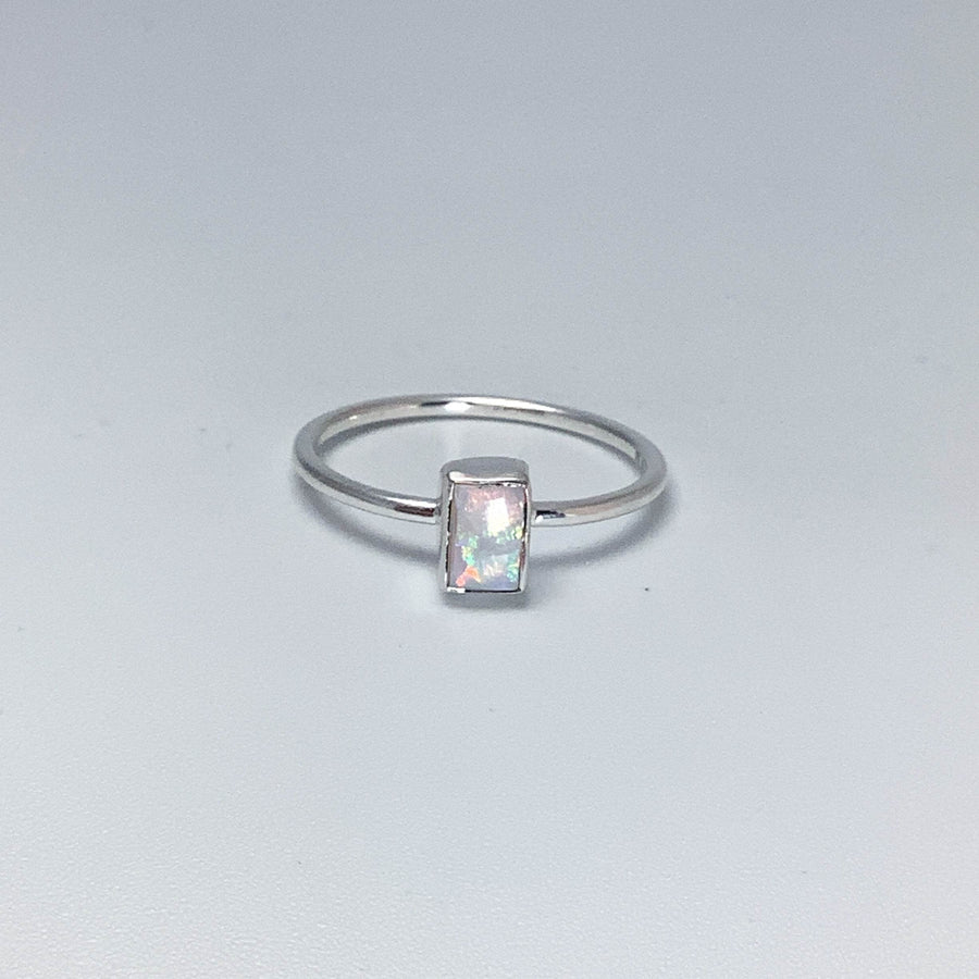 Australian Opal Ring-Rocks and Gems Canada