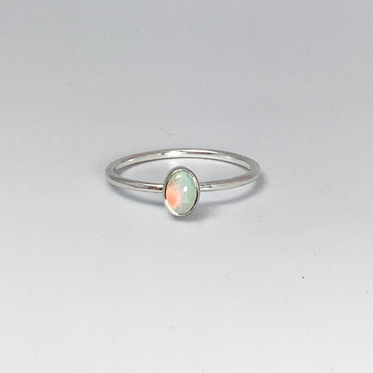 Australian Opal Ring-Rocks and Gems Canada