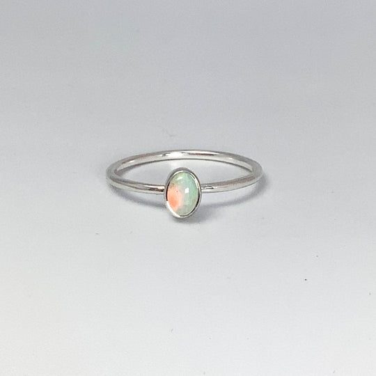 Australian Opal Ring-Rocks and Gems Canada