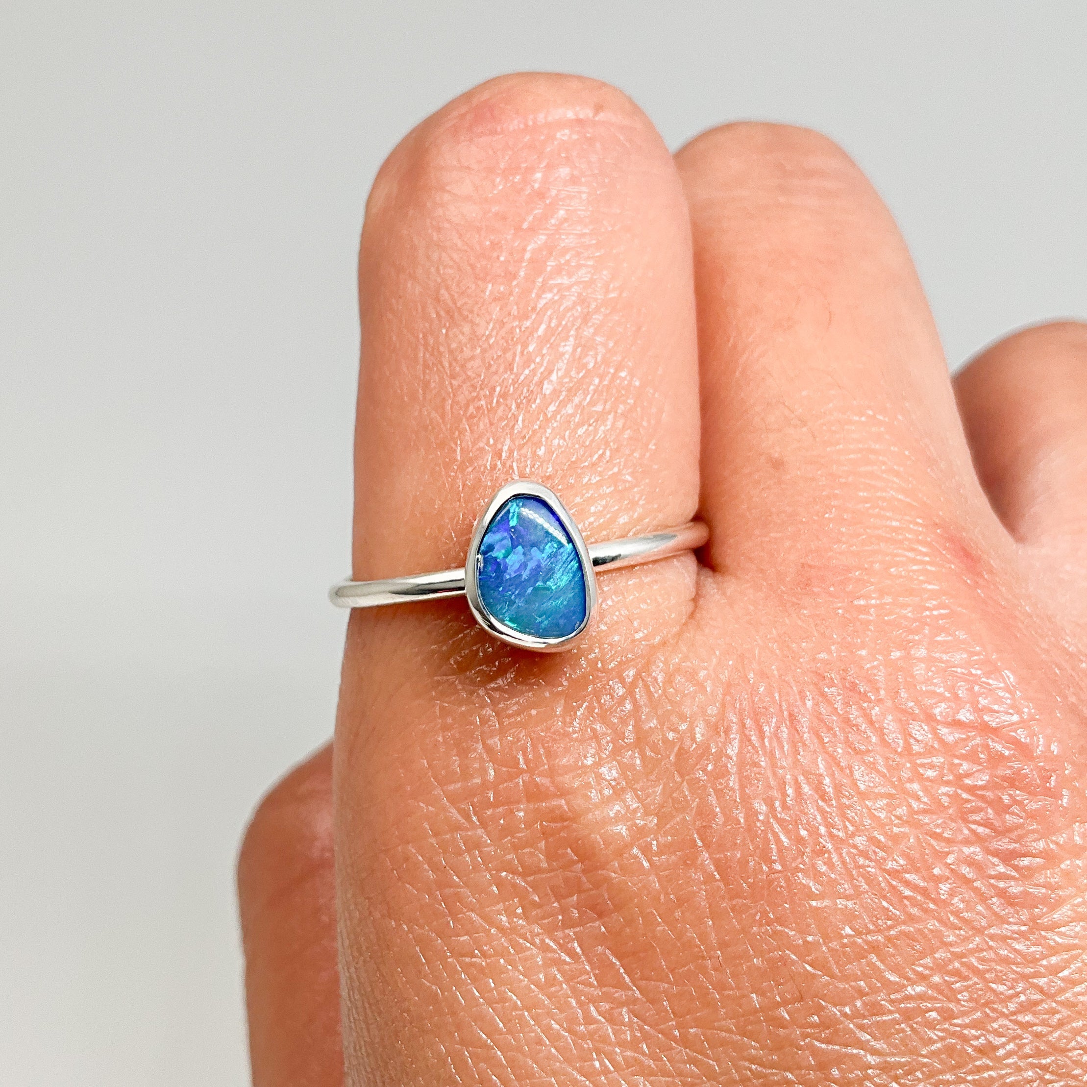 Australian Opal Ring - Rocks and Gems Canada