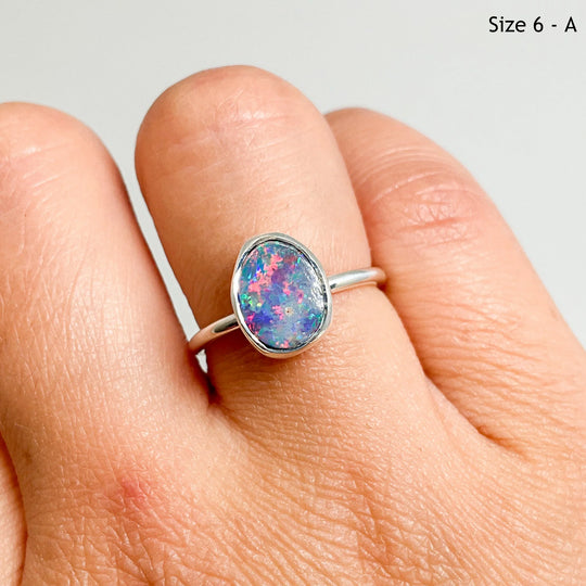 Australian Opal Ring - Rocks and Gems Canada