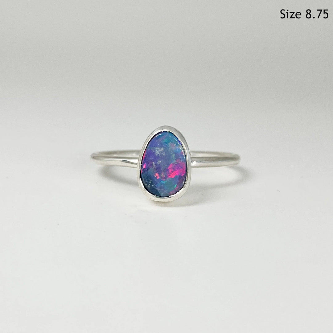 Australian Opal Ring - Rocks and Gems Canada