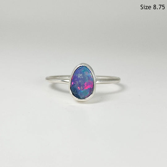 Australian Opal Ring - Rocks and Gems Canada