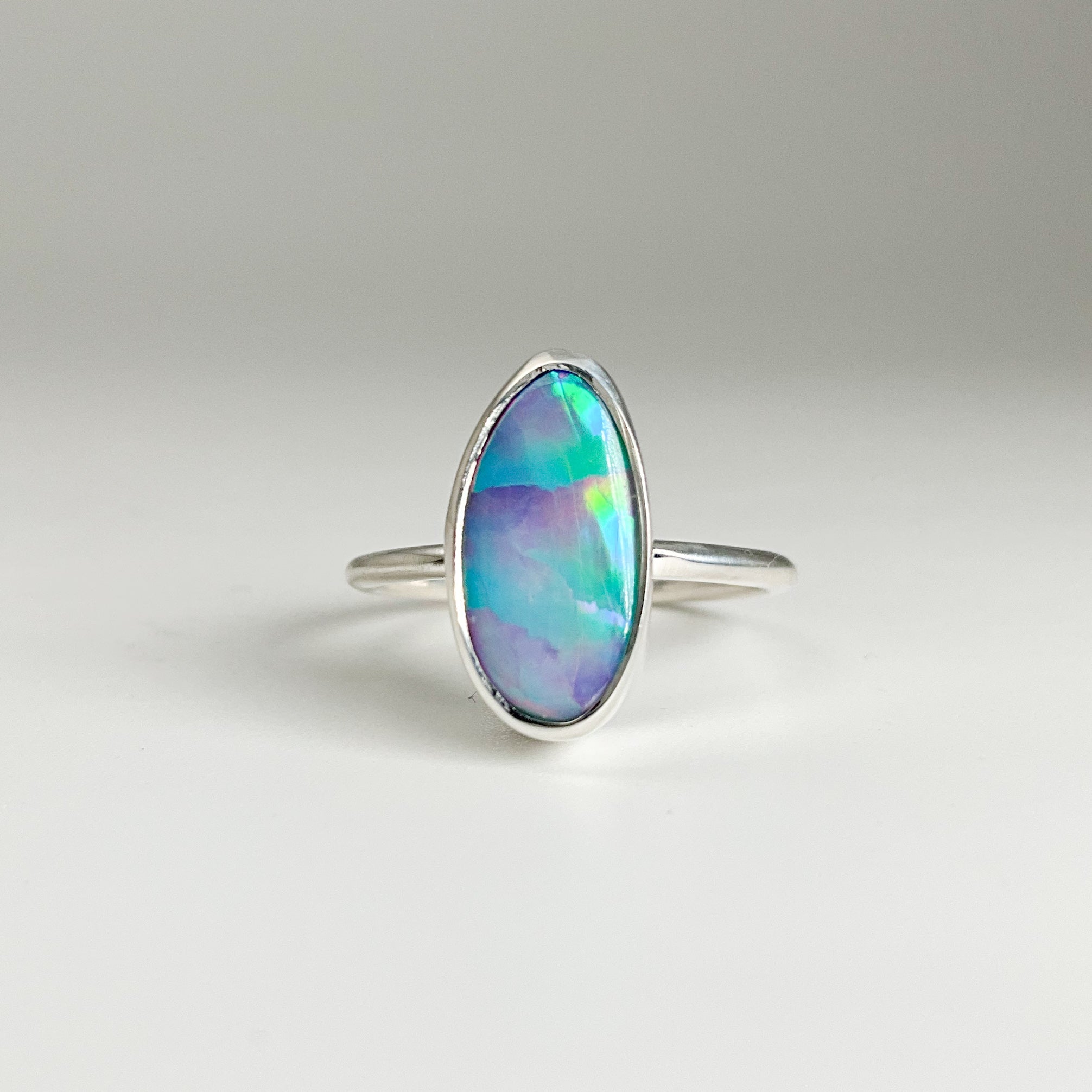 Australian Opal Ring - Rocks and Gems Canada