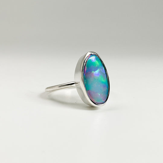 Australian Opal Ring - Rocks and Gems Canada