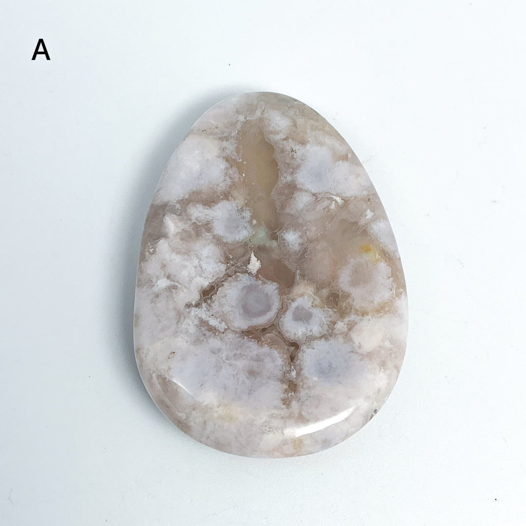 Worry Stone - Flower Agate - Rocks and Gems Canada
