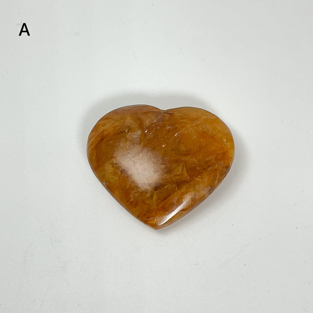 Golden Healing Quartz Heart - Rocks and Gems Canada