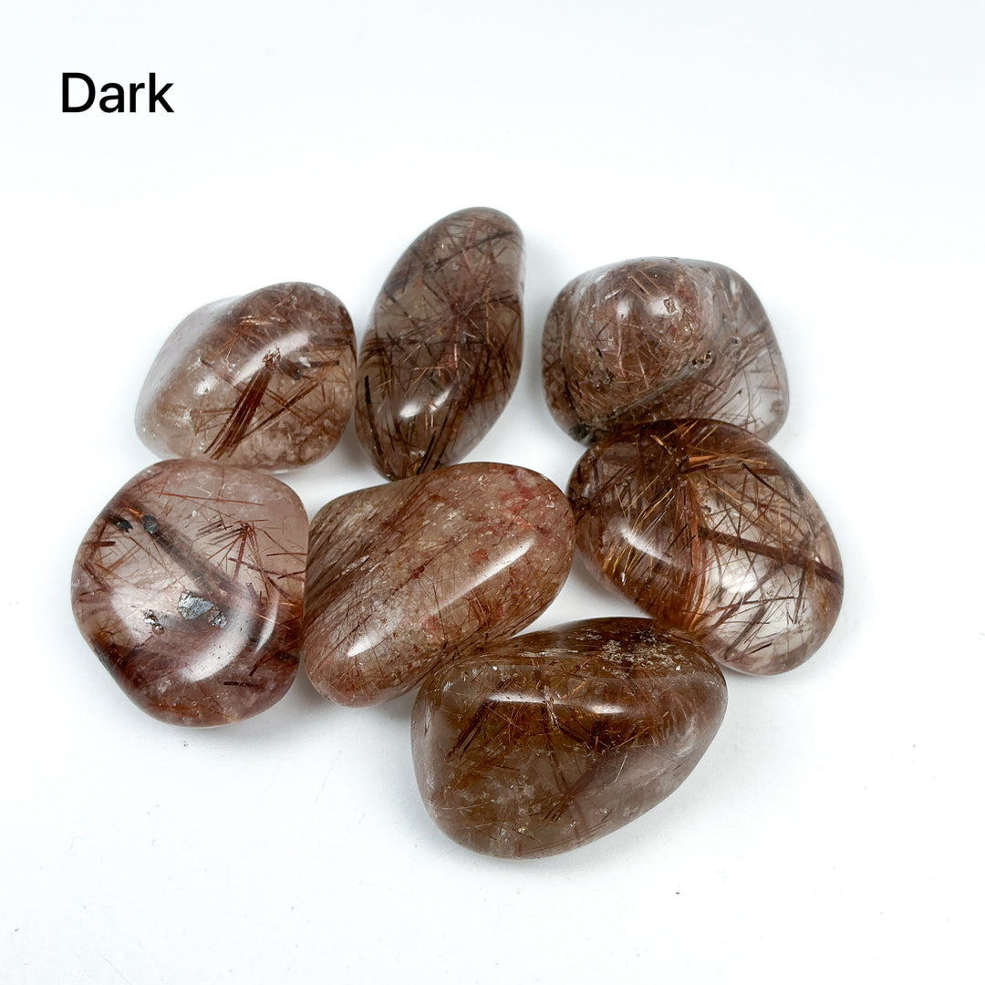 Rutilated Quartz Tumble - Rocks and Gems Canada