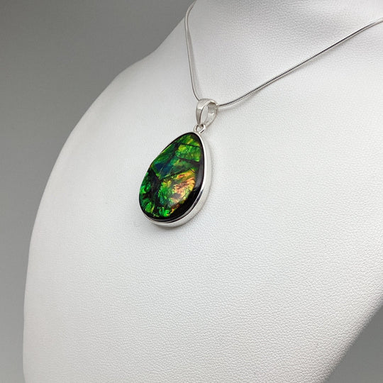 Alberta Ammolite Pendant - Rocks and Gems Canada