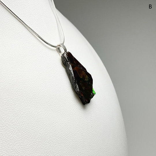 Alberta Ammolite Pendant - Rocks and Gems Canada