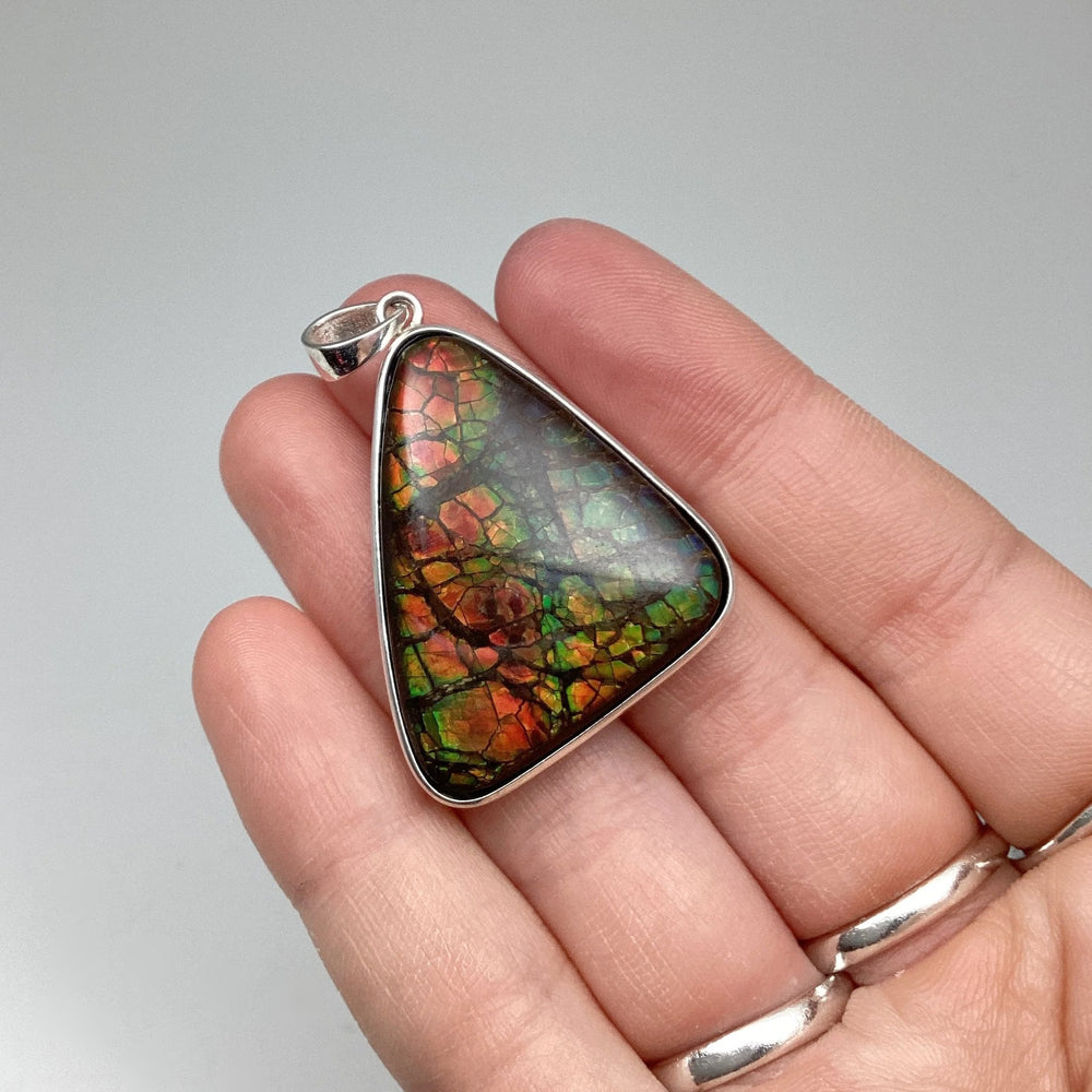 Alberta Ammolite Pendant - Rocks and Gems Canada