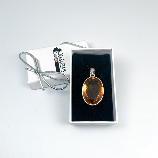 Citrine Pendant - Rocks and Gems Canada