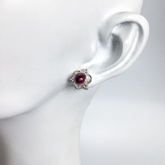 Pink Tourmaline Dangle Earrings - Rocks and Gems Canada