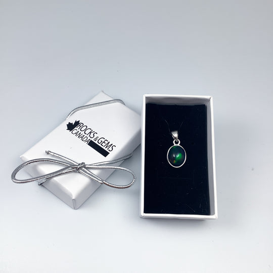 Black Ethiopian Opal Pendant