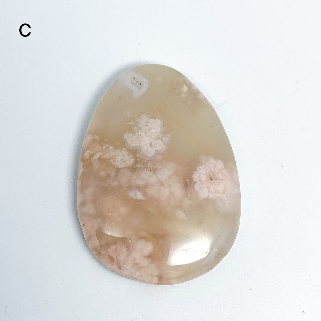 Worry Stone - Flower Agate - Rocks and Gems Canada