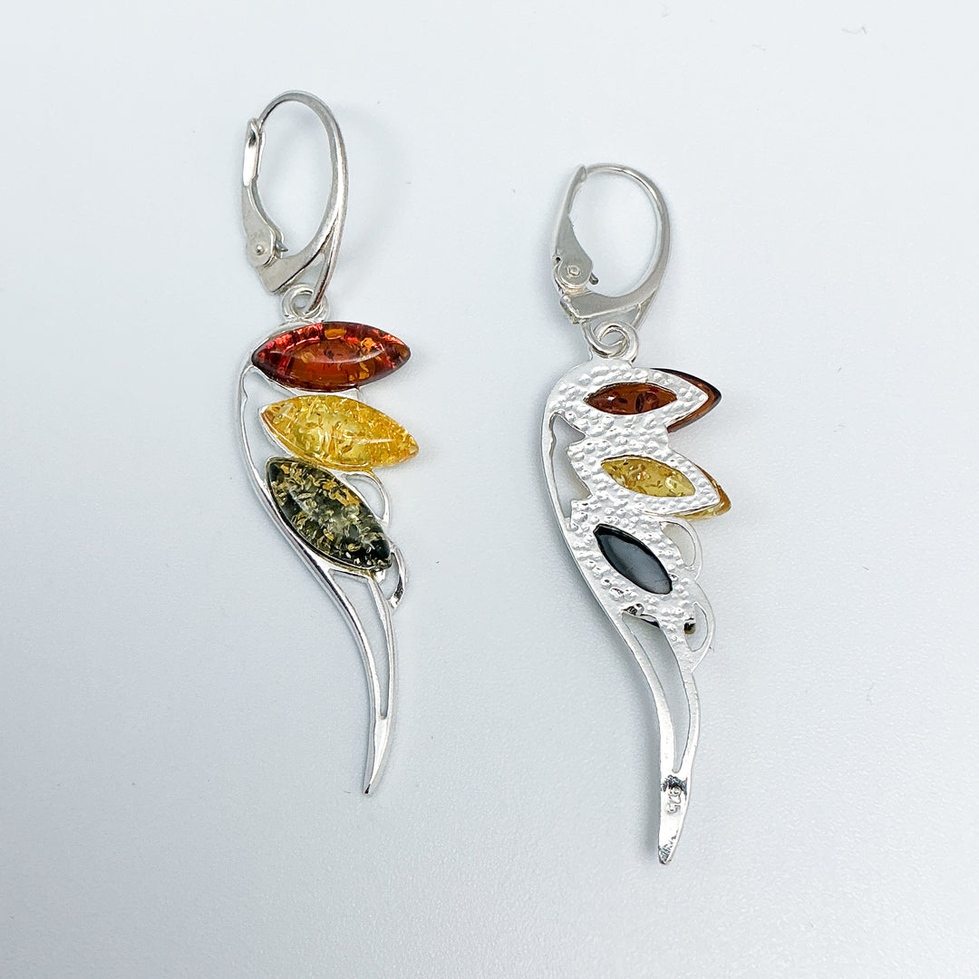 Mixed Amber Wings Dangle Earrings – Rocks and Gems Canada