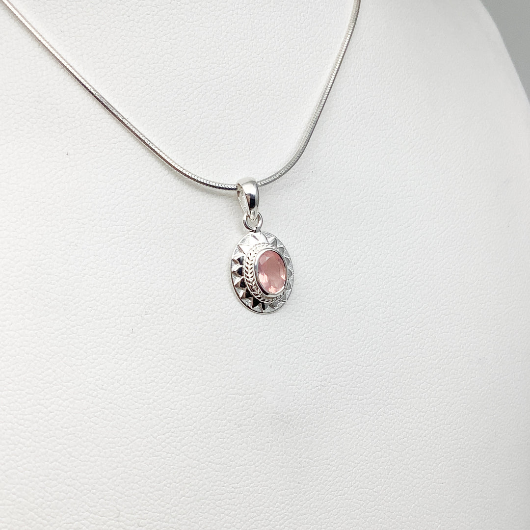 Rose Quartz Pendant - Rocks and Gems Canada