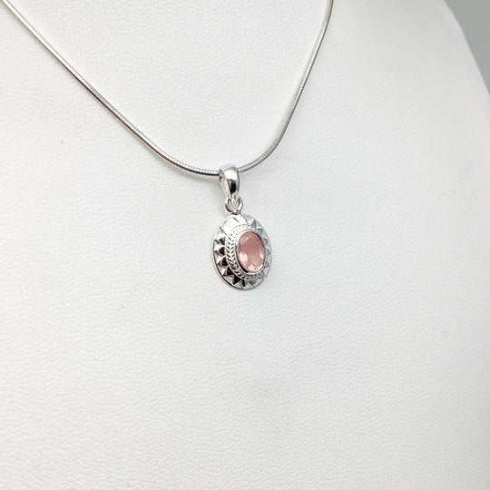 Rose Quartz Pendant - Rocks and Gems Canada