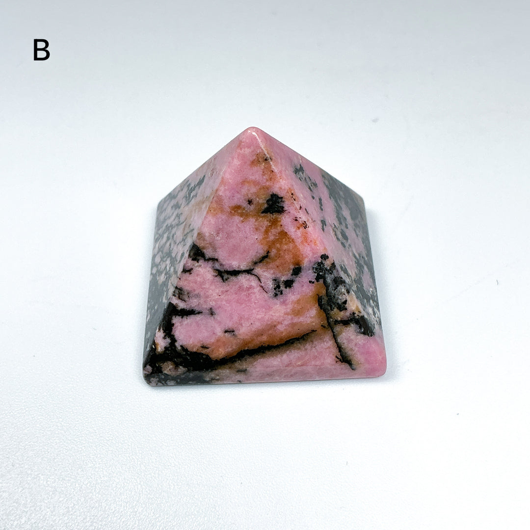 Rhodonite Pyramid - Rocks and Gems Canada