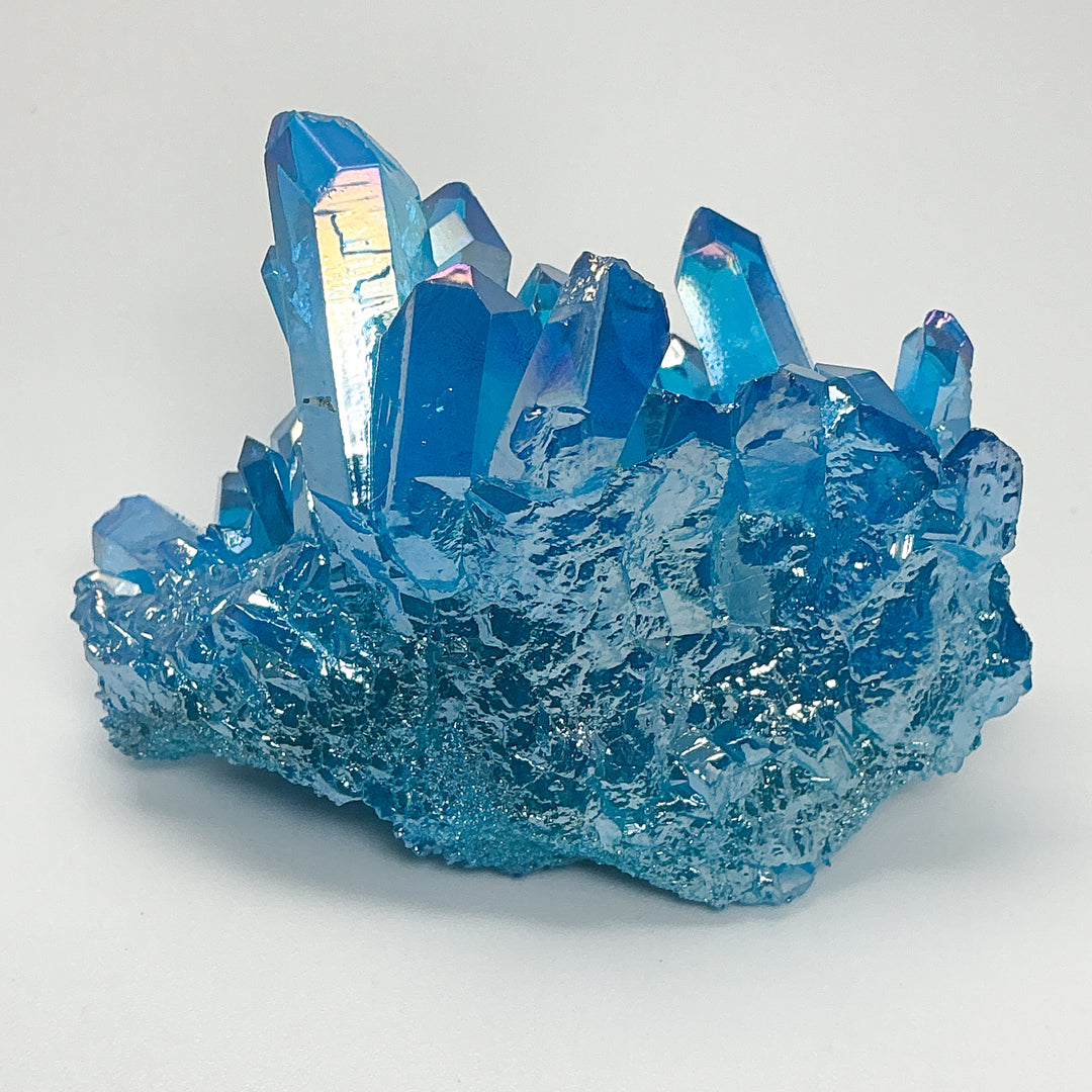 Aqua Aura Quartz Cluster