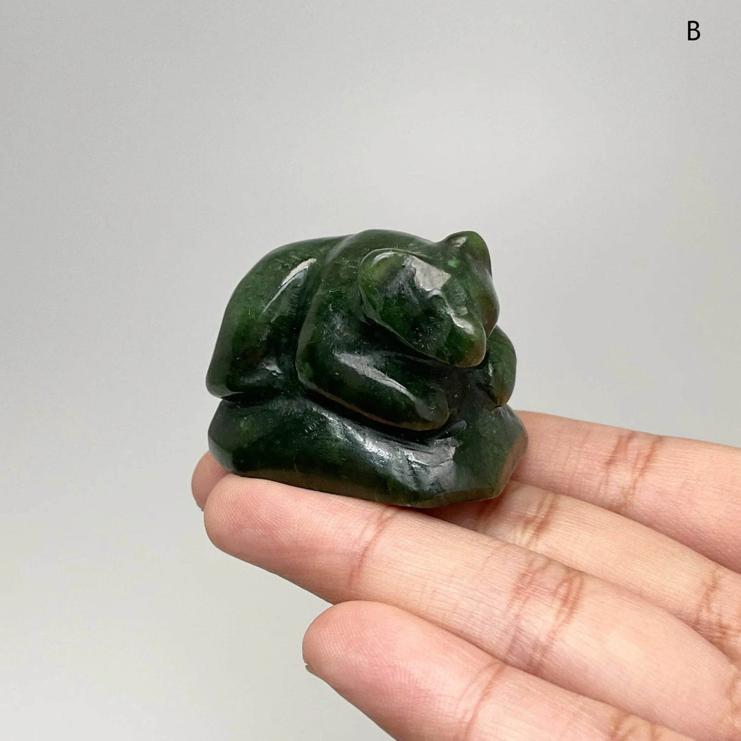 BC Jade Bear Carving-Rocks and Gems Canada