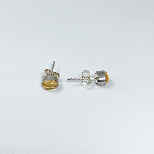Citrine Stud Earrings