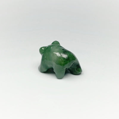 BC Jade Bear with Fish Carving