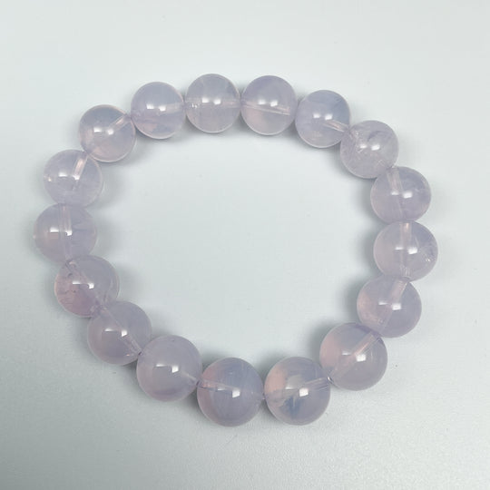 Moon Amethyst Beaded Bracelet