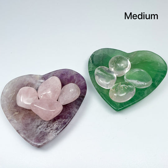 Fluorite Heart Bowl - Rocks and Gems Canada