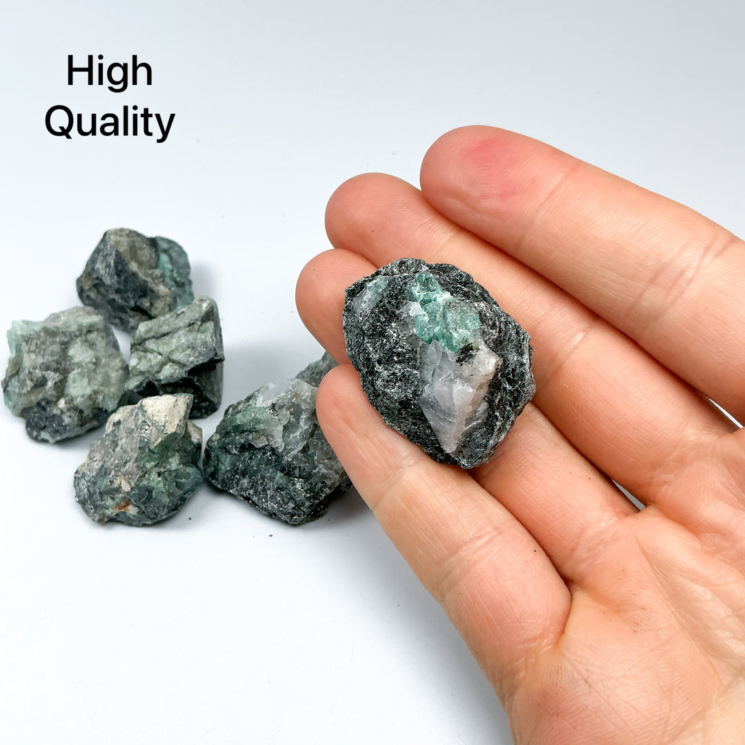Emerald Rough Chunk Medium - Rocks and Gems Canada