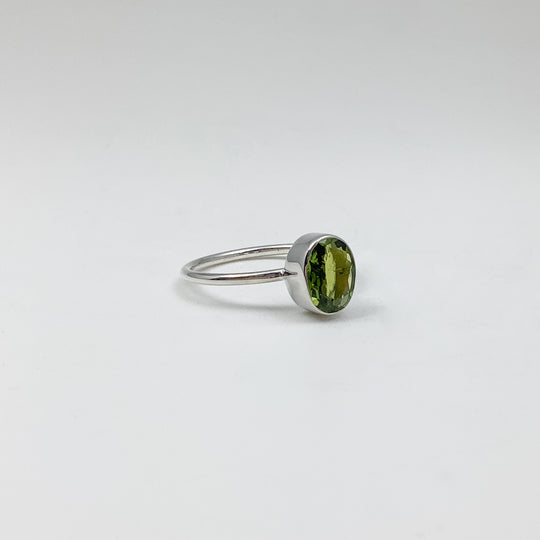 Green Tourmaline Ring - Rocks and Gems Canada