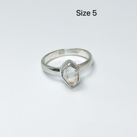 Herkimer Diamond Ring - Rocks and Gems Canada