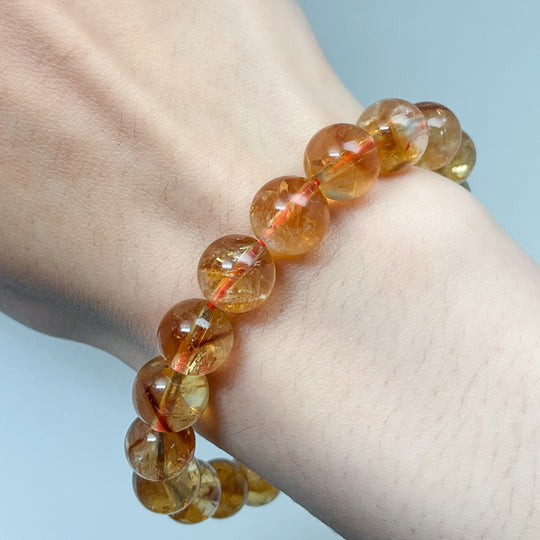 Citrine Beaded Bracelet - Rocks and Gems Canada