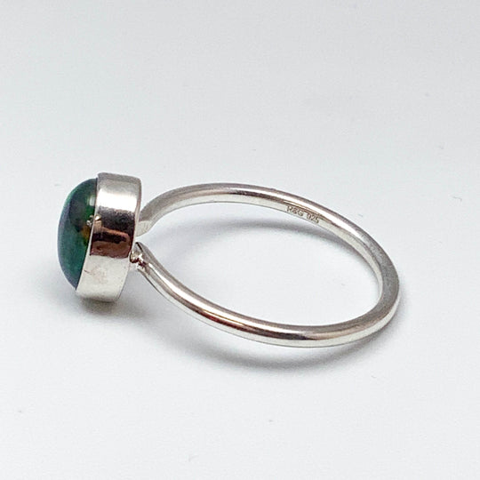 Black Ethiopian Opal Ring-Rocks and Gems Canada