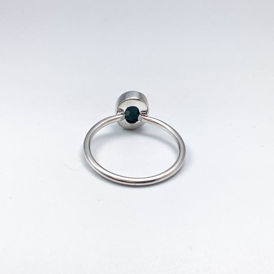 Black Ethiopian Opal Ring-Rocks and Gems Canada