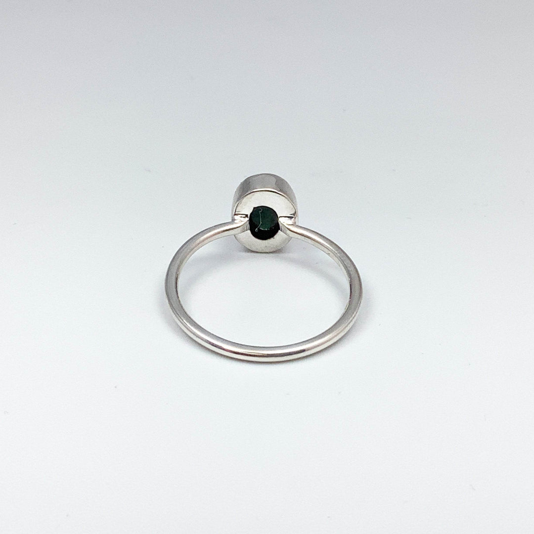 Black Ethiopian Opal Ring-Rocks and Gems Canada